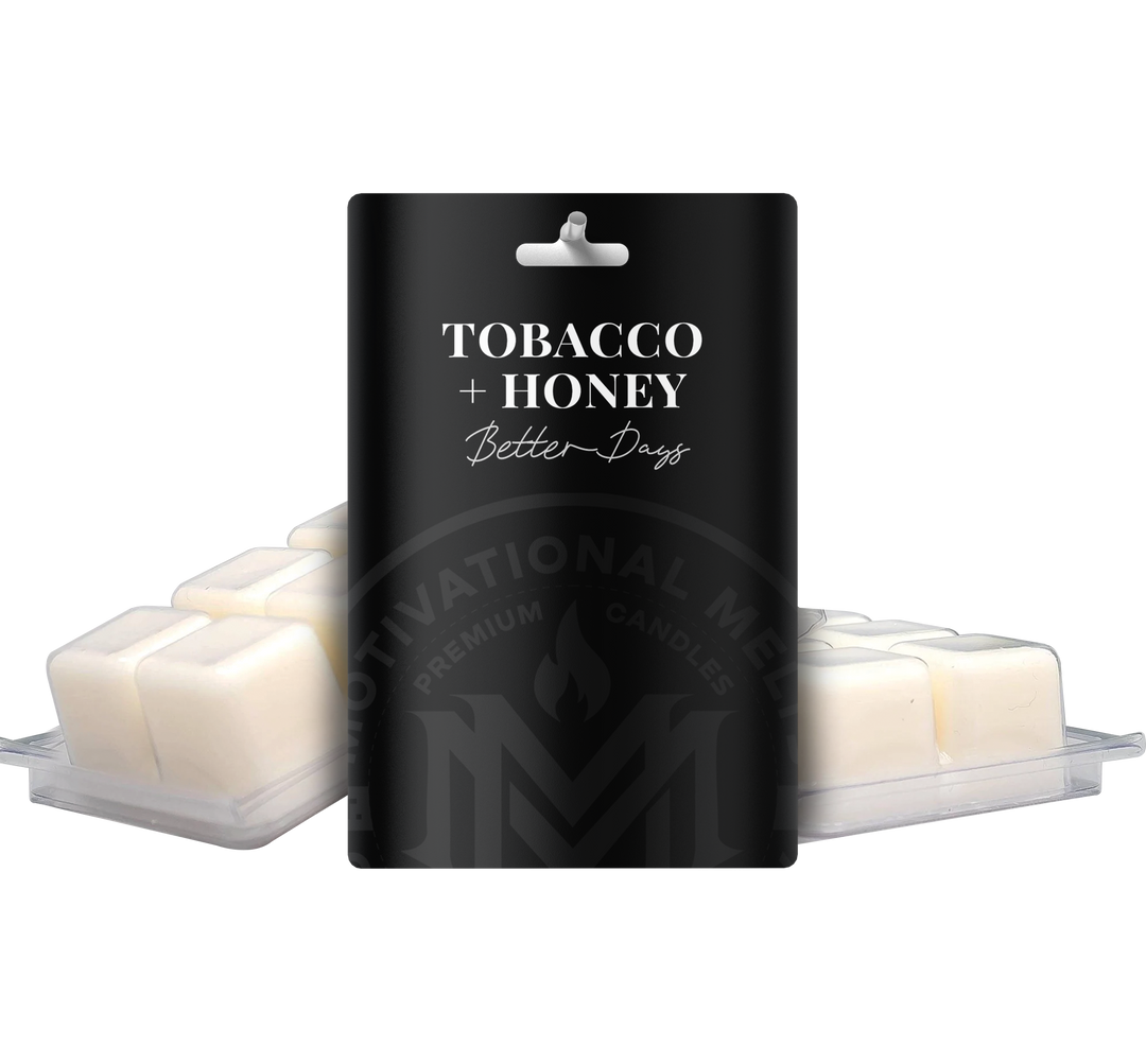 tobacco vanilla wax melts Cognac that provides a strong and pleasant Vanilla Tobacco scent Tobacco Vanilla Squeezable Wax Melt
