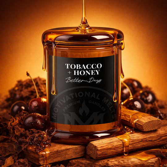 Better Days- Tobacco &amp; Honey Soy Candle