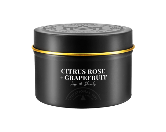 Say It Slowly- Citrus Rose &amp; Grapefruit Soy Candle