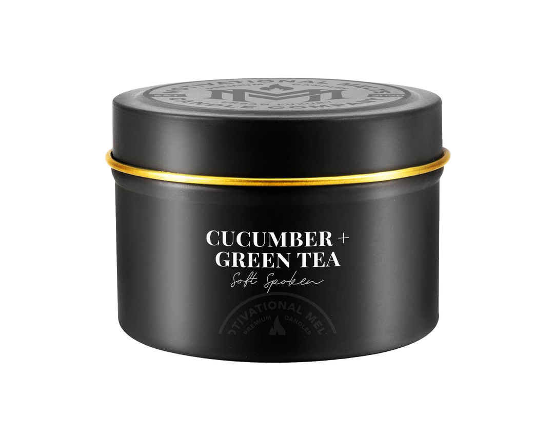 Soft Spoken- Cucumber &amp; Green Tea Soy Candle