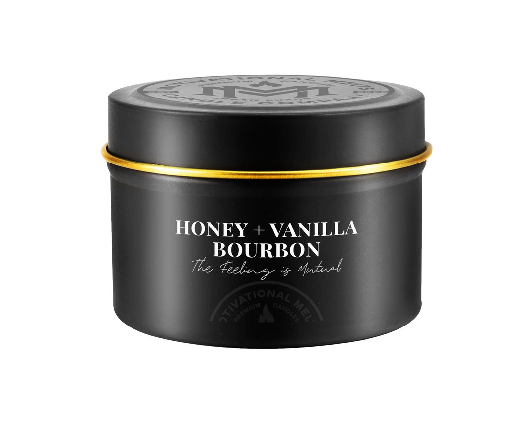 The Feeling Is Mutual- Honey &amp; Vanilla Bourbon Soy Candle