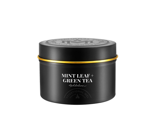 Meditation- Mint Leaf &amp; Green Tea Soy Candle