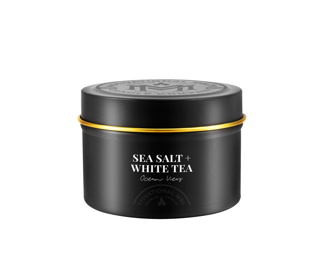 Ocean Views- Sea Salt &amp; White Tea Soy Candle