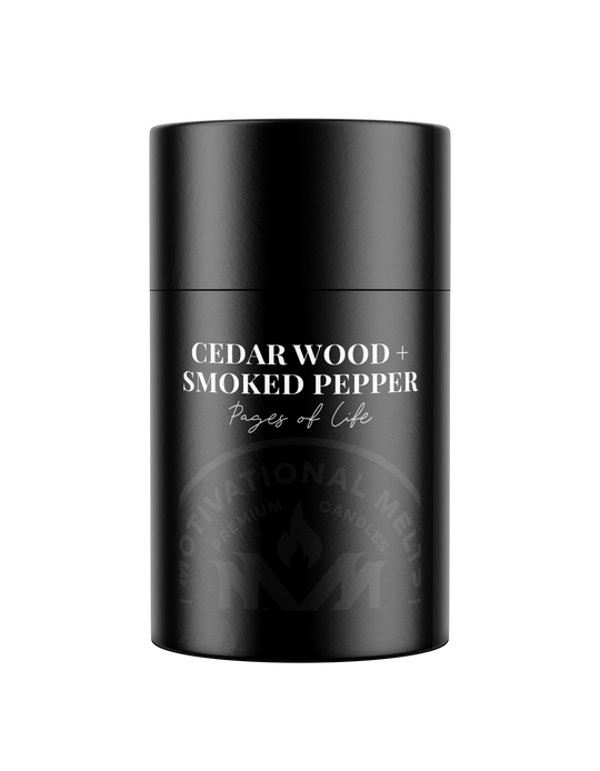 Cedarwood & Smoked Pepper Soy Candle