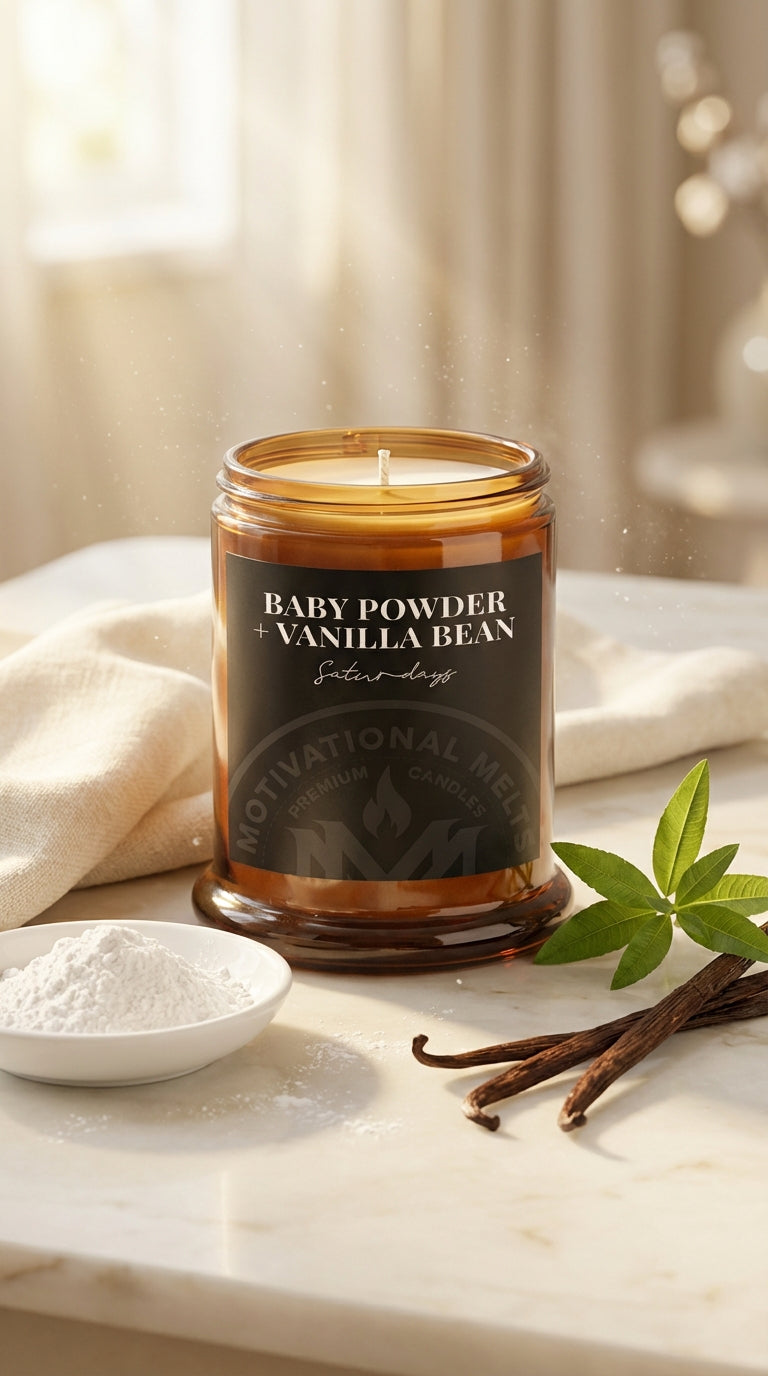 Saturdays- Baby Powder & Vanilla Bean Soy Candle