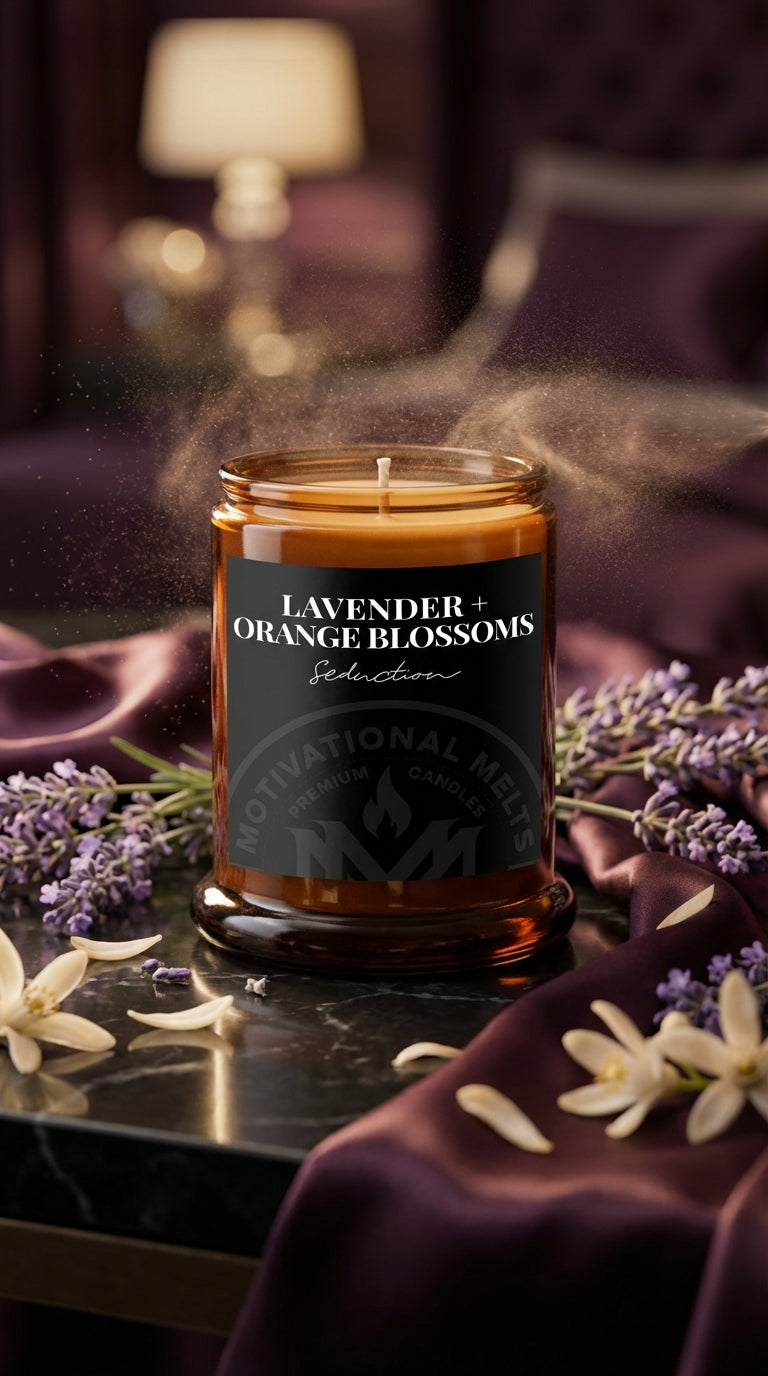 Lavender & Orange Blossoms Soy Candle