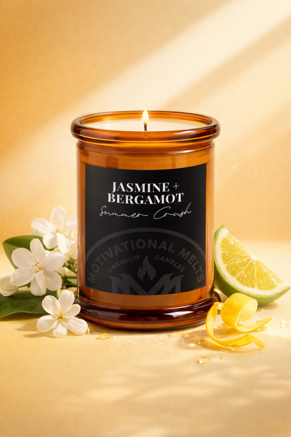 Summer Crush- Jasmine & Bergamot Soy Candle