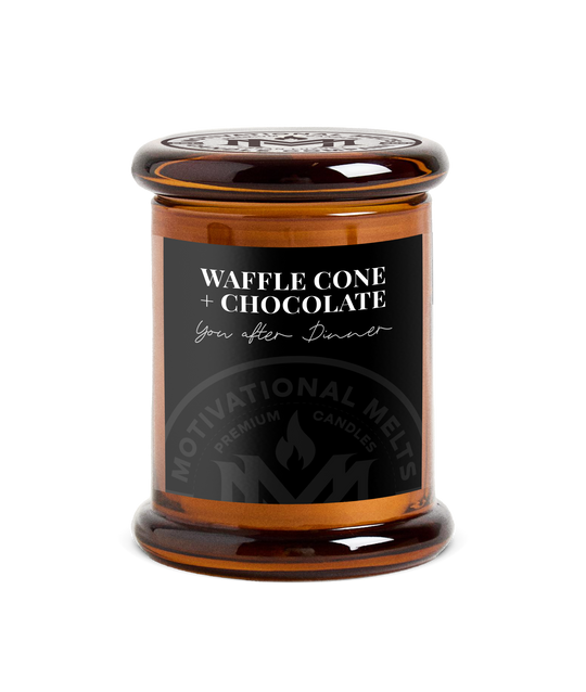 You After Dinner- Waffle Cone &amp; Chocolate Soy Candle